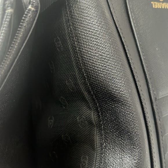 CHANEL CAVIAR LEATHER BLACK LONG WALLET ! - Picture 9 of 15